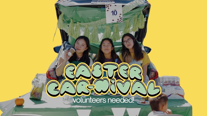 Easter Car-nival Volunteers Needed logo