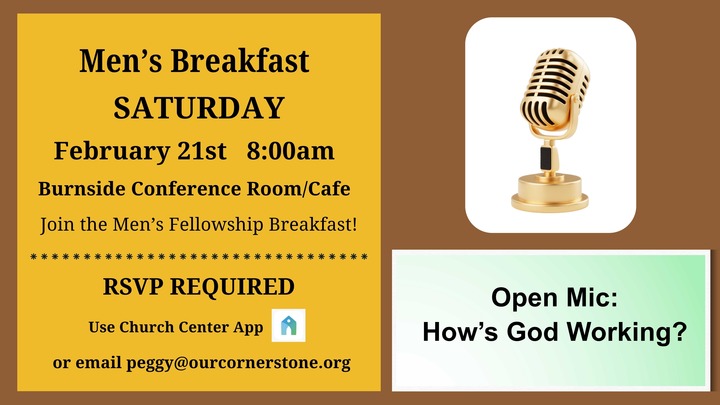 Men's Fellowship Breakfast-February 21, 2026 logo