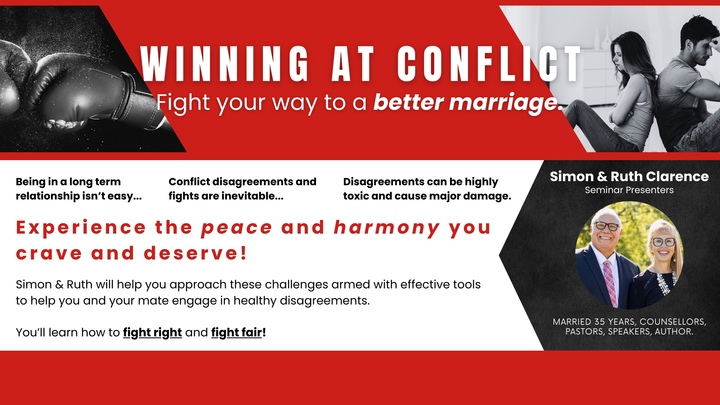 Winning at Conflict: Fighting your way to a better marriage  logo