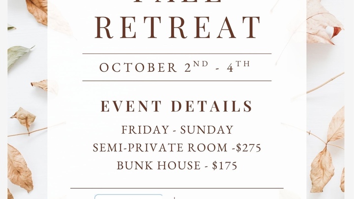 2026 Women's Fall Retreat - Old River Baptist Church