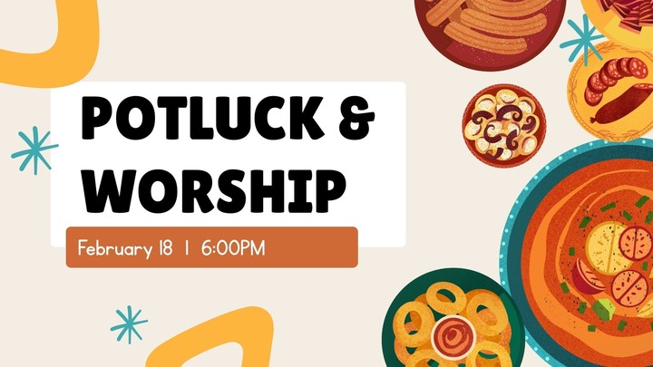 Potluck and Worship Night logo