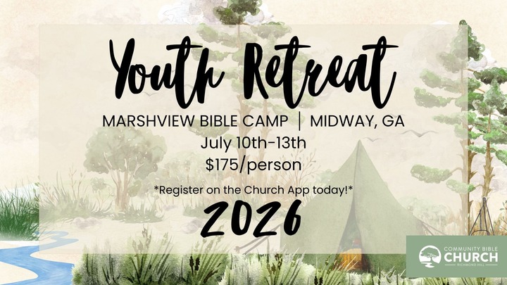CBC Youth Summer Retreat 2026 logo