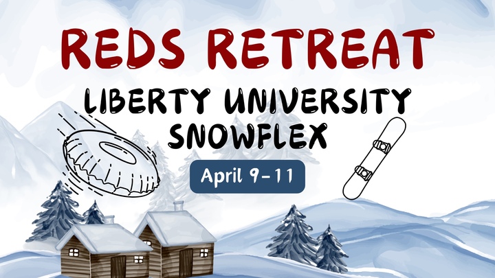 Reds Spring Retreat - Liberty University Snowflex logo