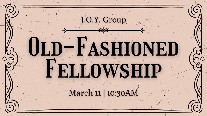 J.O.Y. Group: Old Fashioned Fellowship logo