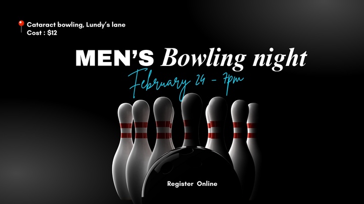Men's Ministry: Men's Bowling Night logo
