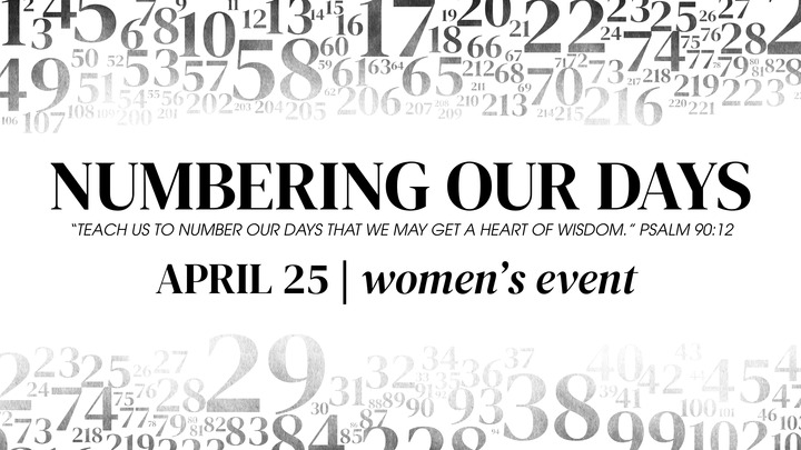 Numbering Our Days Women's Event logo