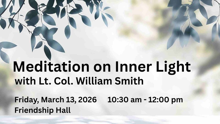 Meditation on Inner Light with Lt. Col. William Smith logo
