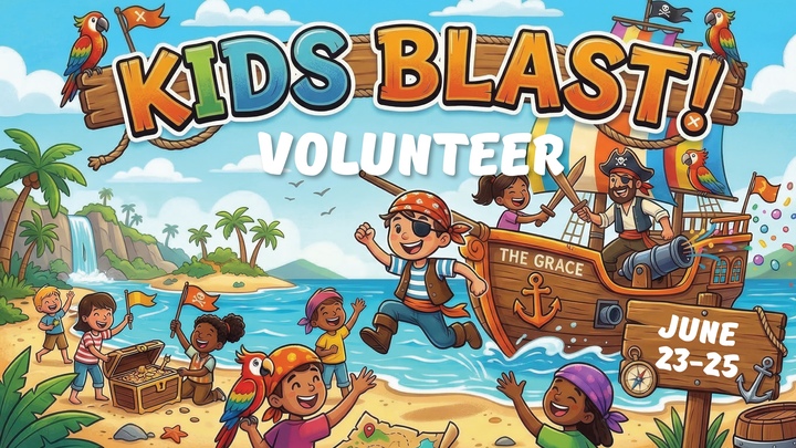 Kids Blast Volunteers '26 logo