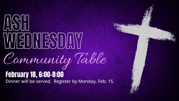 Ash Wednesday Community Table logo