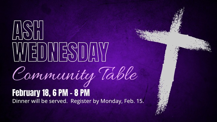 Ash Wednesday Community Table logo