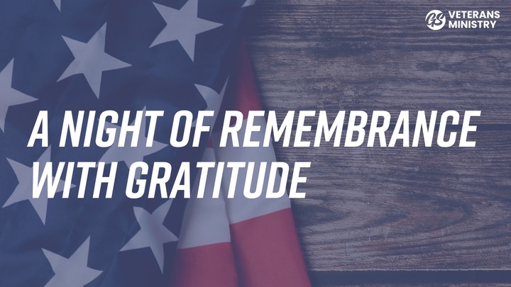 Veterans Night of Remembrance with Gratitude logo