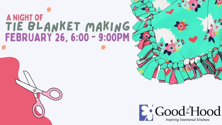 A Night of Tie Blanket Making logo