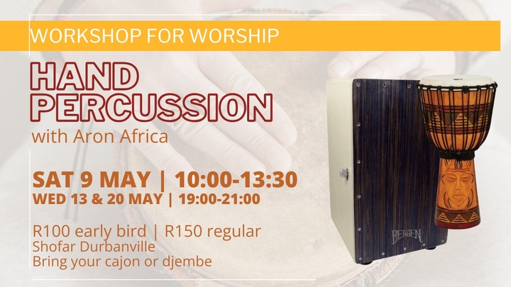 DBV: Hand Percussion Workshop with Aron Africa logo