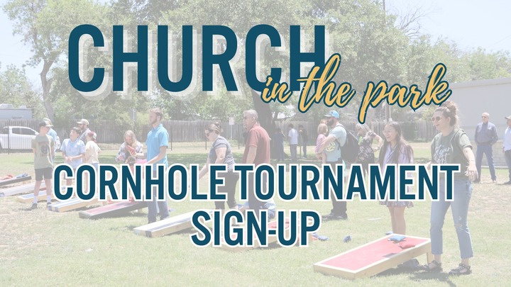 Schertz Cornhole Tournament @ Church in the Park logo