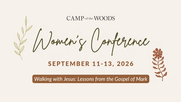 Camp of the Woods Women's Retreat  logo