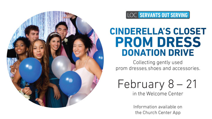 Cinderella's Closet Prom Dress Donation Drive logo