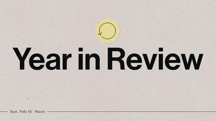 Antioch Year in Review logo