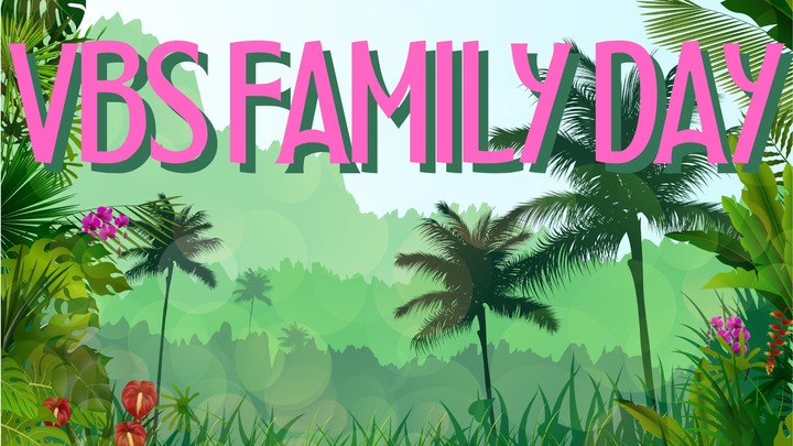 Rainforest Falls-VBS Family Day: participant/volunteer registration logo
