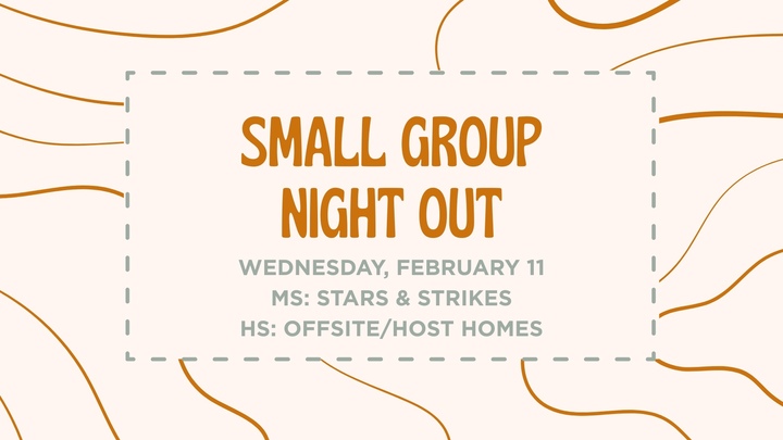 SY Small Group Night Out logo