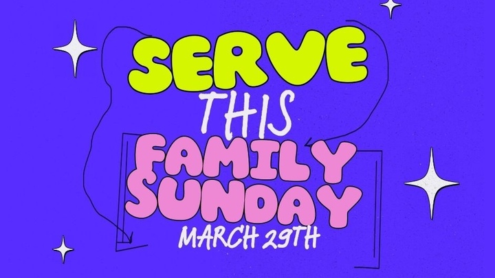 Serve this Family Sunday logo