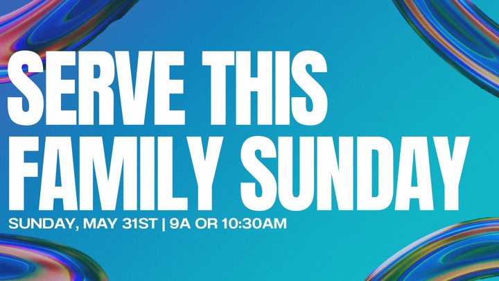 Serve this Family Sunday logo