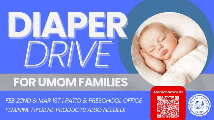 Diaper and Feminine Hygiene Product Drive for UMOM logo