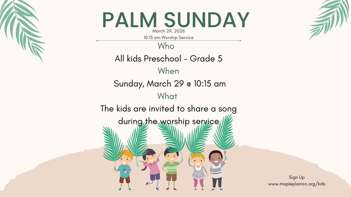 Palm Sunday - Kid's Sing logo