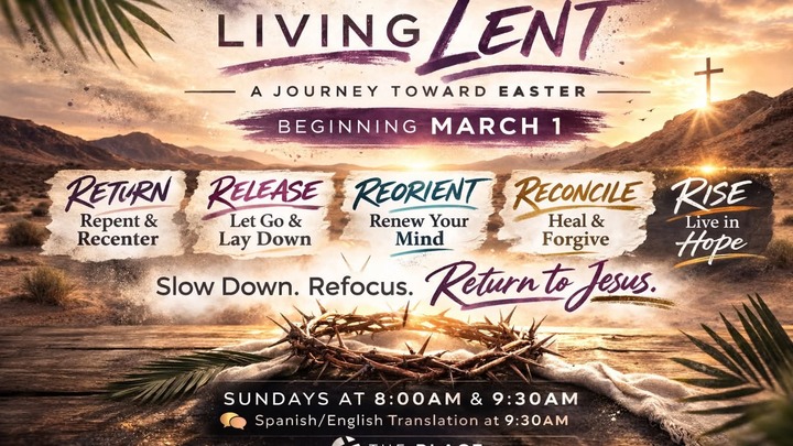 Living Lent Sermon Series logo