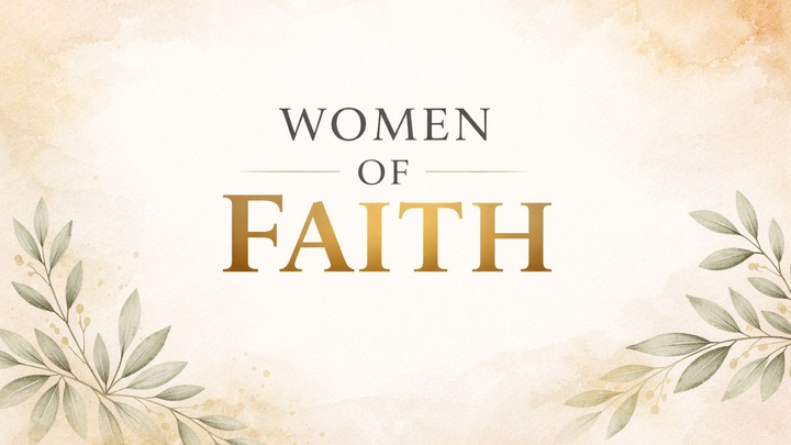 Women of Faith Sermon Series logo