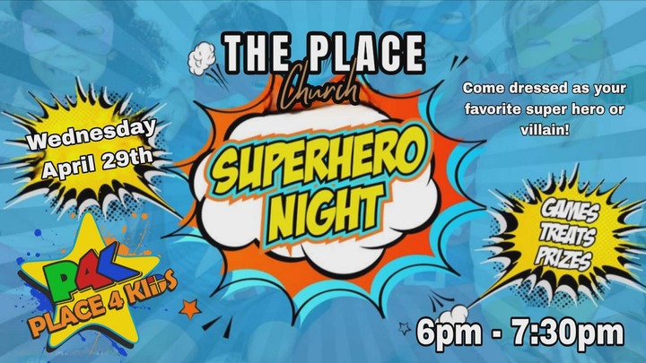 P4K Superhero Night logo