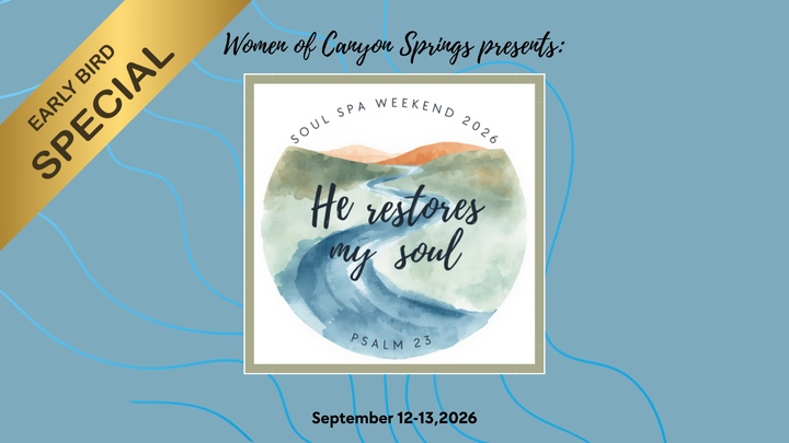 Women of Canyon Springs:  Soul Spa Weekend 2026 logo