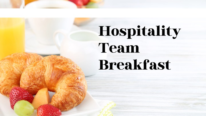 Hospitality Team Breakfast & Meeting logo