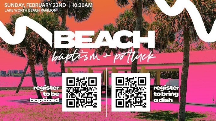 Beach Baptism and Potluck- Bring a Dish  logo