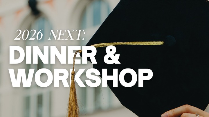 2026 NEXT: Graduate Dinner & Workshop logo