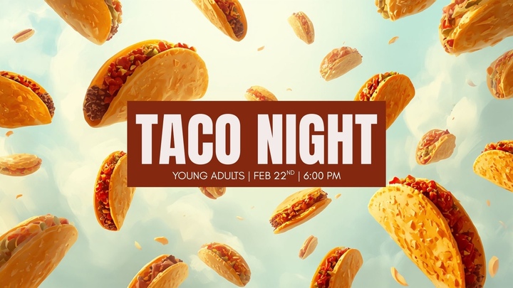 Young Adults Taco Night logo