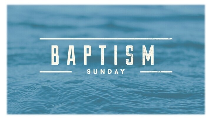 Baptism Sunday logo