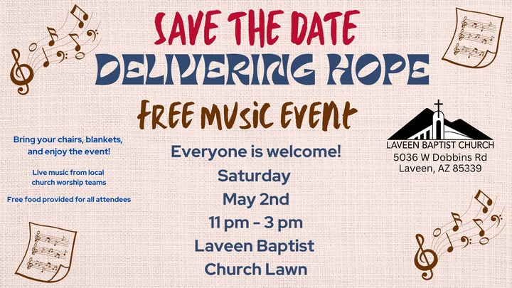 Delivering Hope Music Event logo