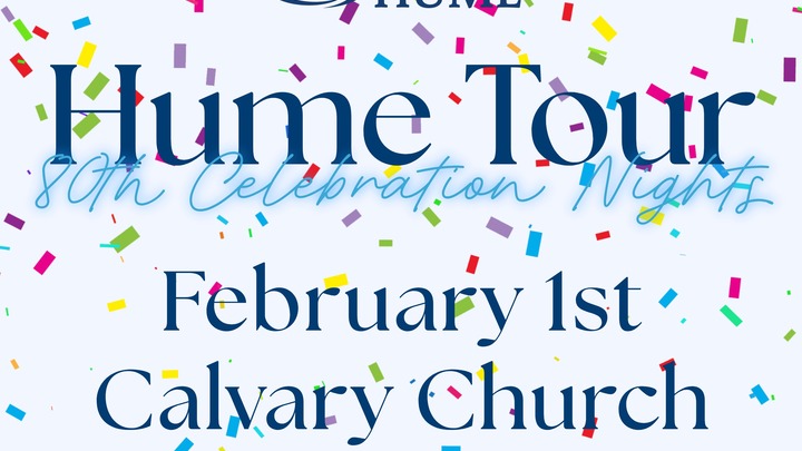 Volunteer for Hume Tour - 80th Anniversary Celebration logo