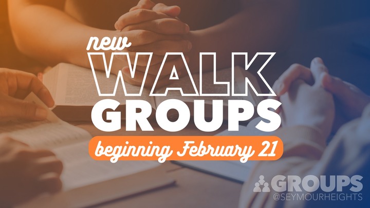 2026 Spring WALK Group Signups logo