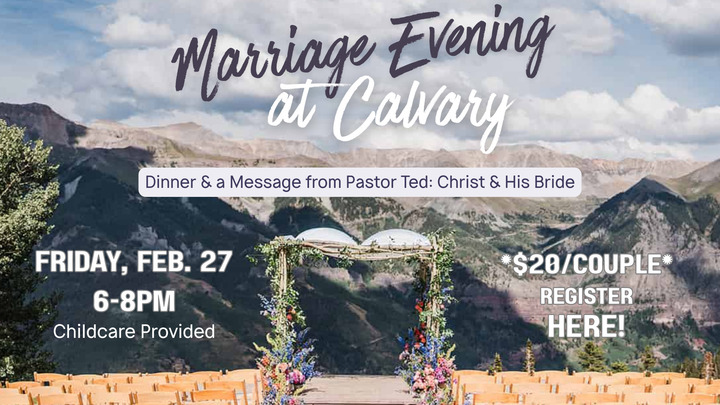 Marriage Evening at Calvary logo