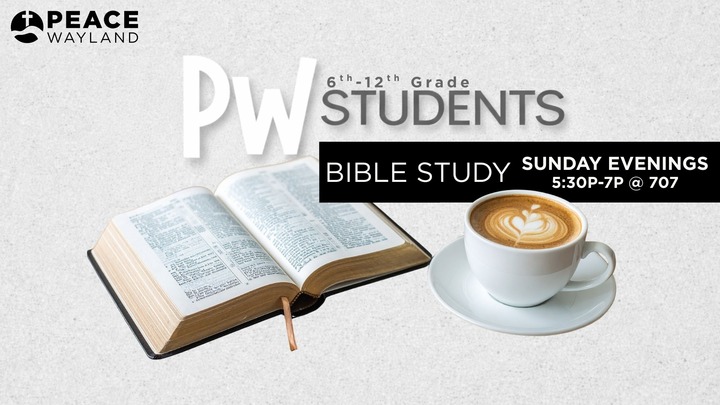PW Students Bible Study | Wayland Campus logo
