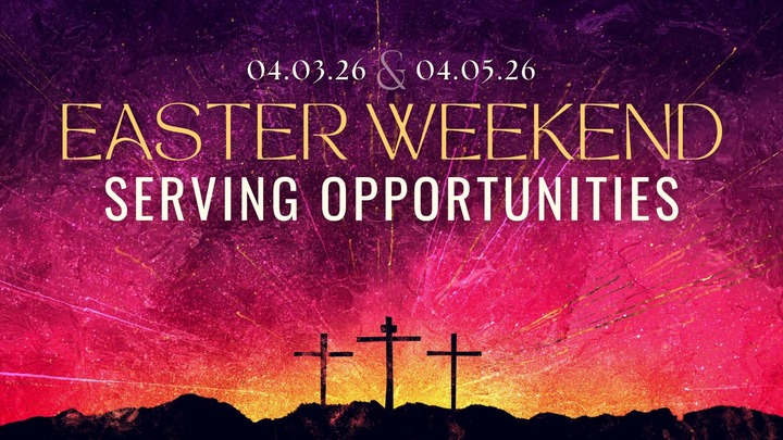 Easter Weekend Hospitality Serving Opportunities logo