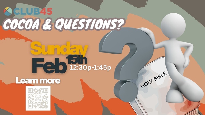 Club45 Cocoa & Questions logo