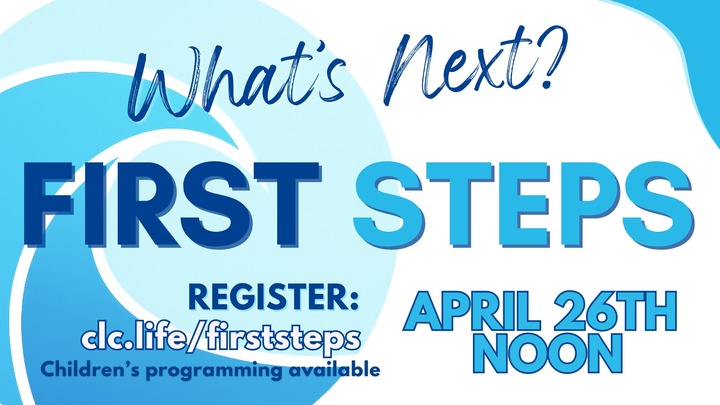 First Steps - April 26th logo