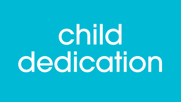  Child Dedication | Dickinson  logo