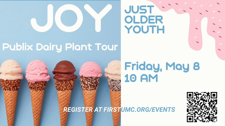 JOY May Publix Dairy Plant Tour logo