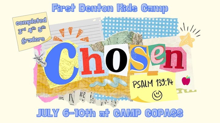 First Denton Kids Camp logo