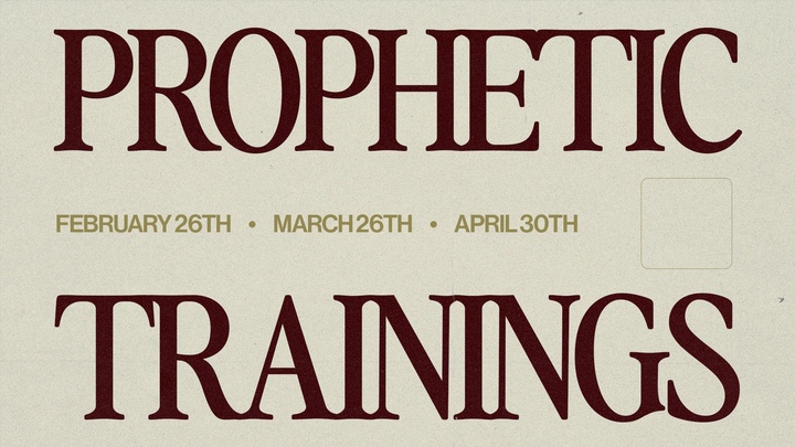 Prayer & Prophetic Training: Learning to Hear God's Voice logo