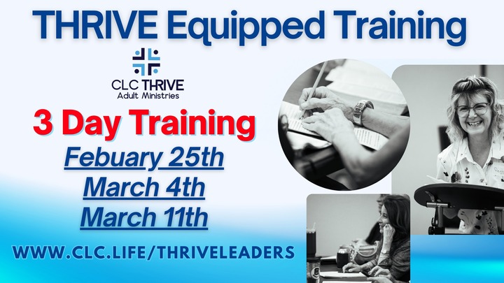 Thrive Equipped Training 3 Day- Feb 25th logo