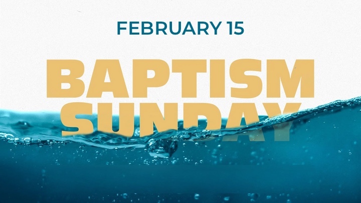 Outdoor Baptism Service - February logo